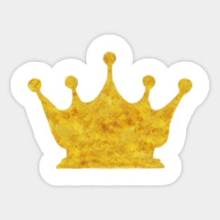 Golden Crown Sticker